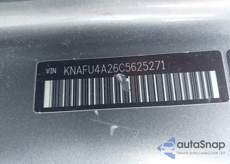 2012 Kia Forte Ex z USA, uszkodzony, nr VIN KNAFU4A26C5625271